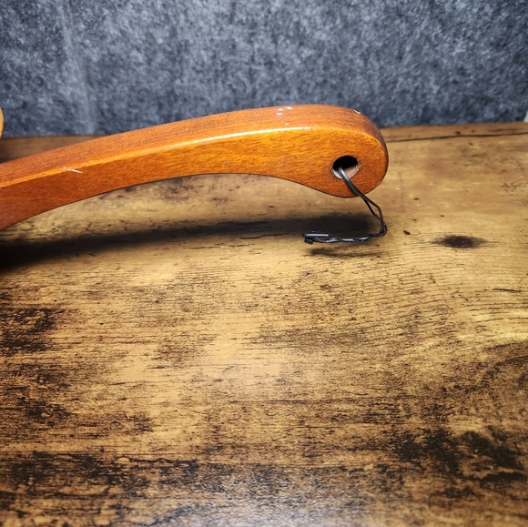 MUNSING Vintage Three-Footed Rustic Hardwood Serving Skillet (Circa 1940s) - Picture 5 of 10